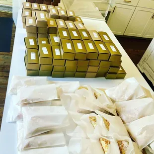 a variety of sweet treats on a table