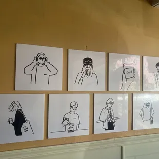 Art against the wall