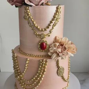 a three tiered cake