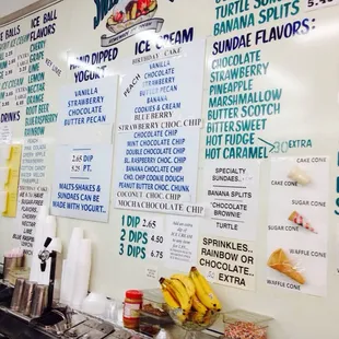 Menu board