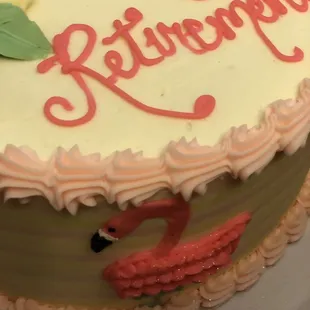 Custom lemon cake with lemon icing