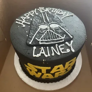 a birthday cake in a box