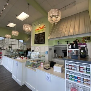 Interior of store