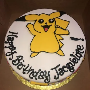 Pikachu cake