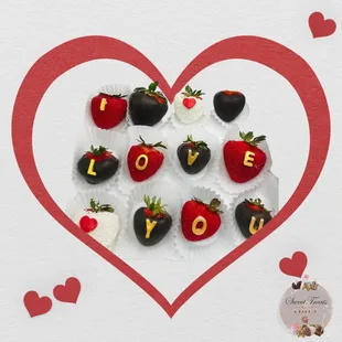 Chocolate covered strawberries Valentine's Day!