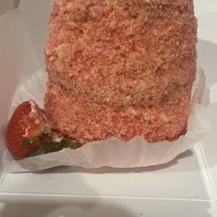 MVP... strawberry crunch cake and cheesecake