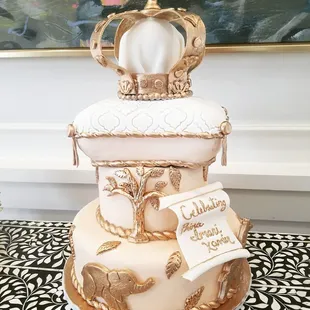 a wedding cake