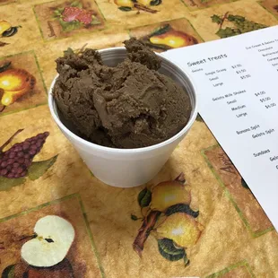 Large chocolate peanut butter