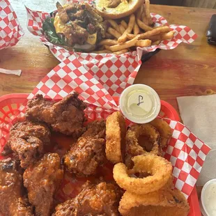 Wings and Texas Burger