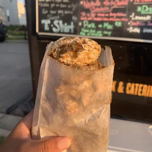 Pork rinds. Best I've ever had.