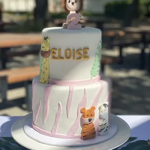 " 2 wild" theme for our girl