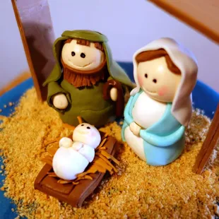 Nativity Scene Cake