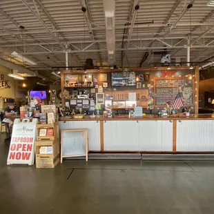 the inside of the store