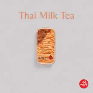 Thai Milk Tea Cake