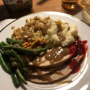 Thanksgiving plate