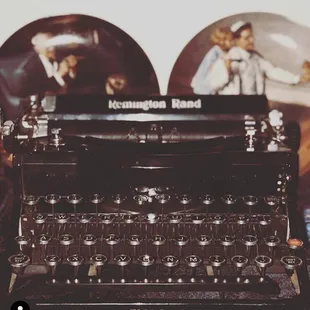 A Remington 1937 manual typewriter I found at the store! And at a great price of $50