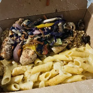 Pure Joy Chicken w Mac N cheese