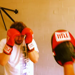 Tough boxing workout at Sweet Z&apos;s Gym in Kansas City