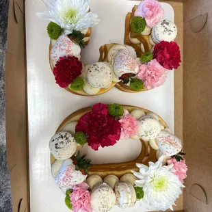 Custom "30" cake $125