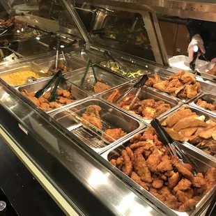Hot foods section, you get a huge meal for 5.99!