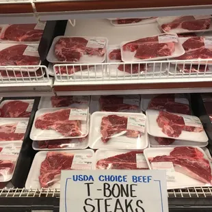 Great prices for steaks