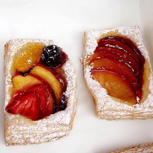 Mixed fruit and plum.