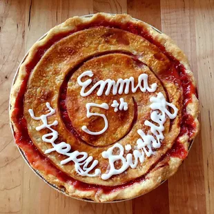 Celebrate your birthday with pie!