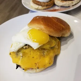 Grill cheese burger