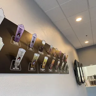 Photos of some of the drinks. Very good idea!