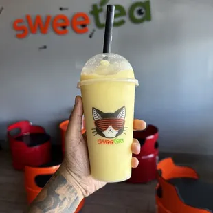 Taro Smoothie W/ Boba