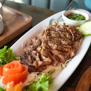 steak, food