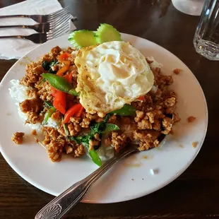 Thai Style Chicken Over Rice