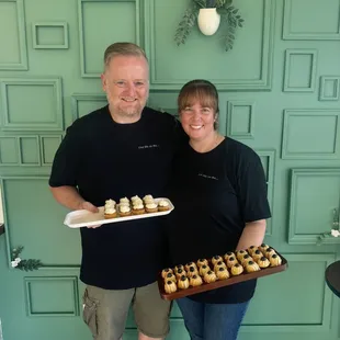 Julie &amp; Eric Magaha (owners of Sweeter Side Bakeshop)!