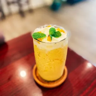 Mango Fruit Yoghurt Frozen Drink  Instagram: @fghelen