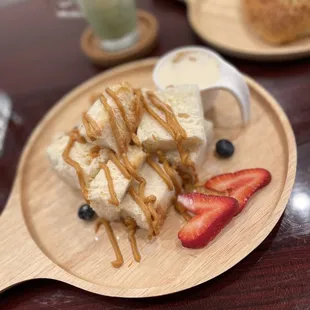Thai tea steamed bread