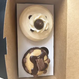 Chocolate Peanut Butter cupcake