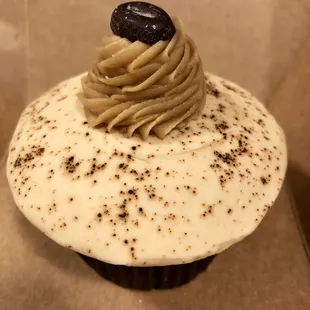 Brown sugar Irish coffee cupcake