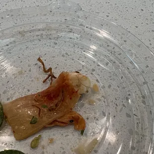 Hair in food