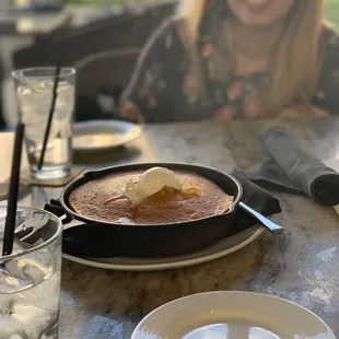 Complimentary cornbread