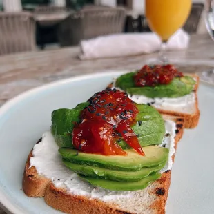 Avocado Toast on gluten free bread