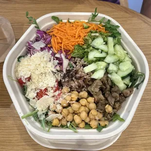build your own steak bowl