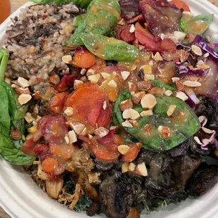 Miso bowl with added mushrooms