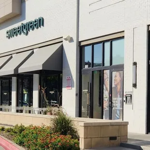 the front of the store