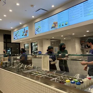 interior, sushi and sashimi