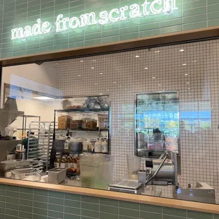 Everything is made from scratch.