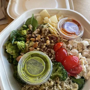 Chicken Pesto Parm Salad