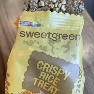 Really good all natural Crispy Rice Treat