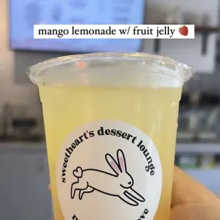 Mango Lemonade w/ Fruit Jelly