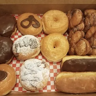 a variety of doughnuts