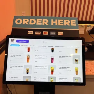 Order kiosk